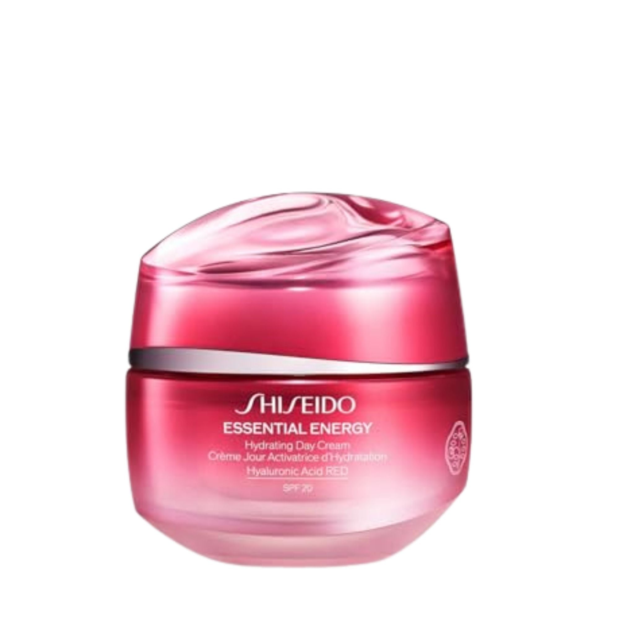 Shiseido Essential Energy Hydrating Day Cream SPF 20 Hyaluronic Acid Red