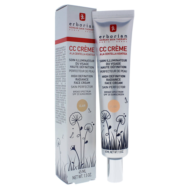 Erborian CC Creme High Definition Radiance Face Cream Clair SPF 25